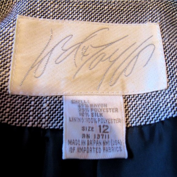 VINTAGE 1980's Gray Light Academia Career 2-Piece Skirt Suit - Women's 12 - Picture 7 of 9